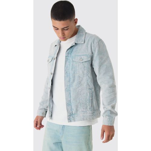 Veste délavée en velours côtelé homme - S - Boohooman - Modalova