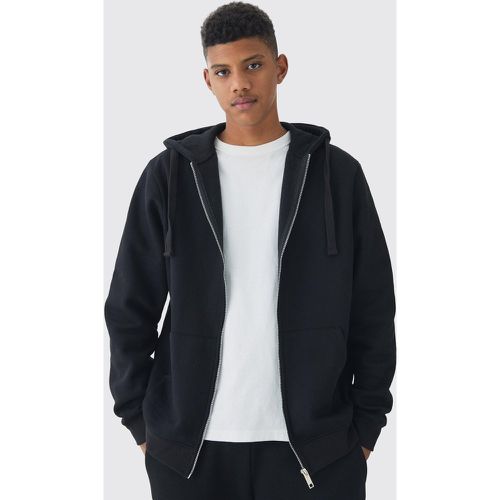 Tall - Sweat à capuche zippé en homme - S - Boohooman - Modalova