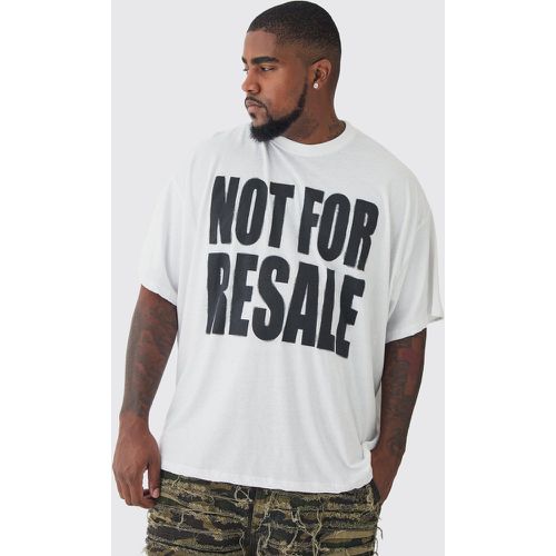 Grande taille - T-shirt oversize imprimé - 4XL - Boohooman - Modalova