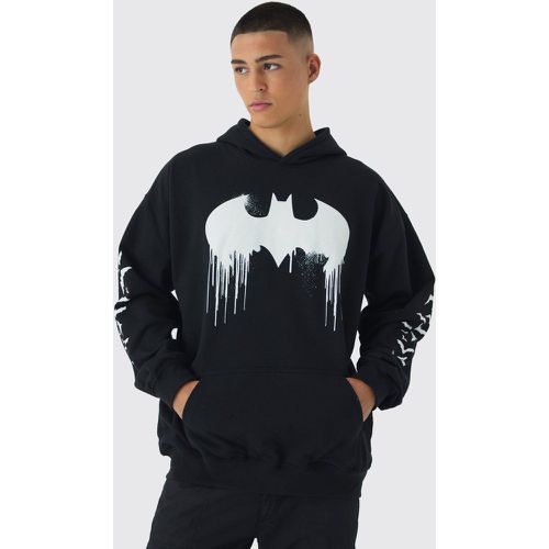 Oversized Batman License Multi Print Hoodie - S - Boohooman - Modalova