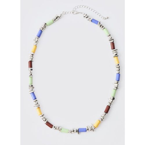 Collier à perles colorées - ONE SIZE - Boohooman - Modalova