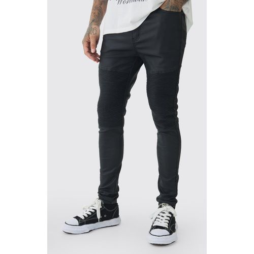 Tall - Jean biker skinny - 30 - Boohooman - Modalova