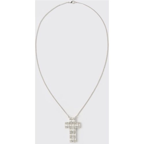 Collier à pendentif croix - ONE SIZE - Boohooman - Modalova