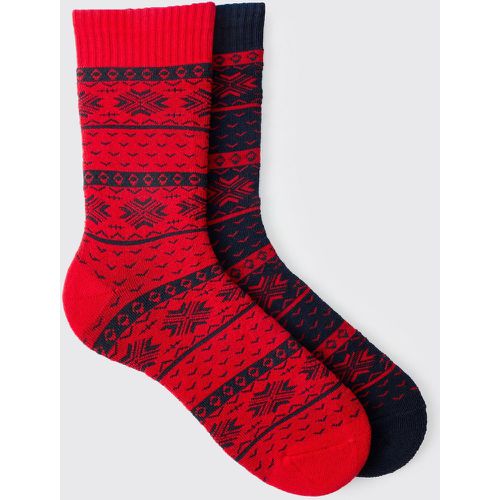 Pack Christmas Socks - ONE SIZE - Boohooman - Modalova