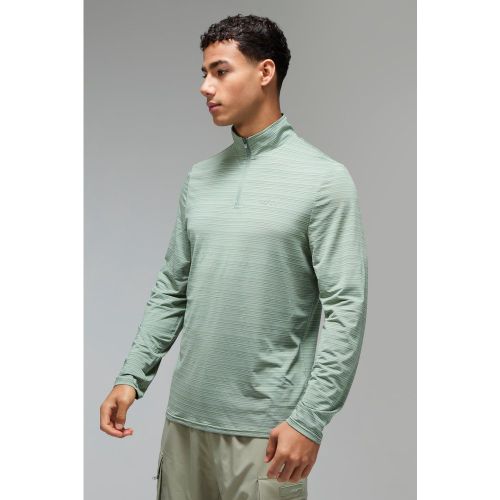 Veste à col zippé de sport performance - MAN Active homme - S - Boohooman - Modalova