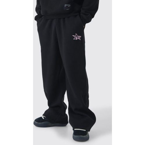 Jogging large à imprimé étoiles - S - Boohooman - Modalova
