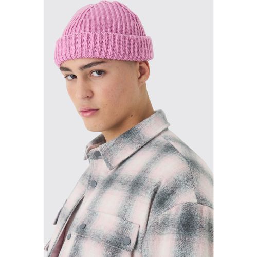 Bonnet côtelé - ONE SIZE - Boohooman - Modalova