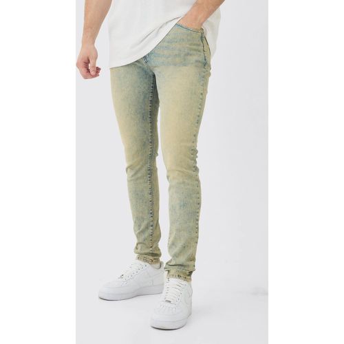 Tall - Jean skinny délavé - 30 - Boohooman - Modalova