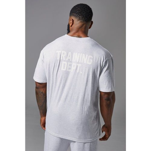 T-shirt oversize à imprimé Training Dept homme - S - Boohooman - Modalova