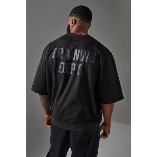 Sweat à capuche oversize à manches courtes - S - Boohooman - Modalova