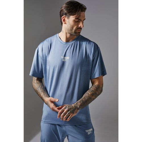 T-shirt oversize perforé homme - S - Boohooman - Modalova