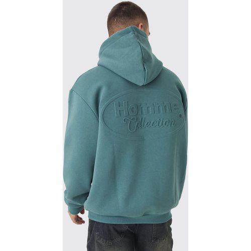 Sweat à capuche oversize à slogan Large Homme homme - L - Boohooman - Modalova