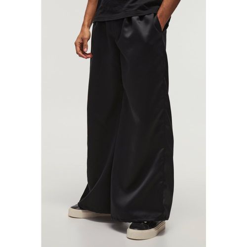 Pantalon large satiné - 28R - Boohooman - Modalova