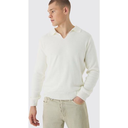 Pull en maille à manches longues - S - Boohooman - Modalova