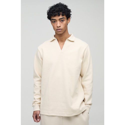 Sweat oversize à col V - S - Boohooman - Modalova