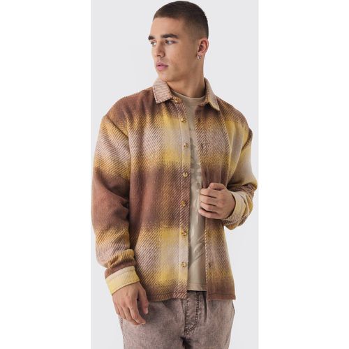 Chemise oversize à carreaux style checkle - S - Boohooman - Modalova