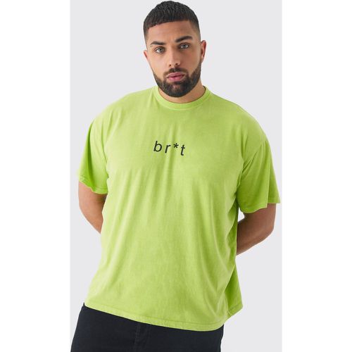 Grande taille - T-shirt oversize à slogan - XXL - Boohooman - Modalova