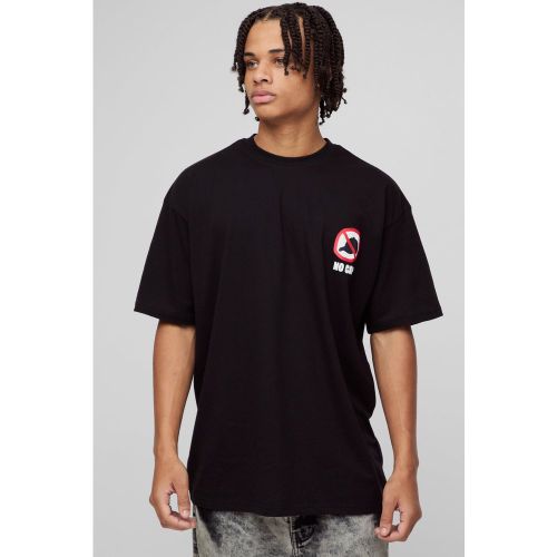 T-shirt oversize imprimé - M - Boohooman - Modalova