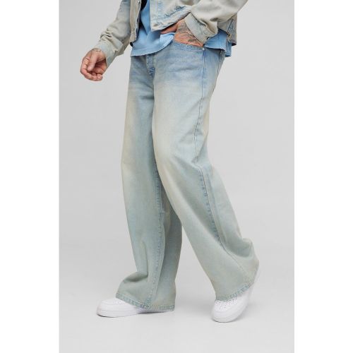 Tall - Jean baggy délavé - 32 - Boohooman - Modalova