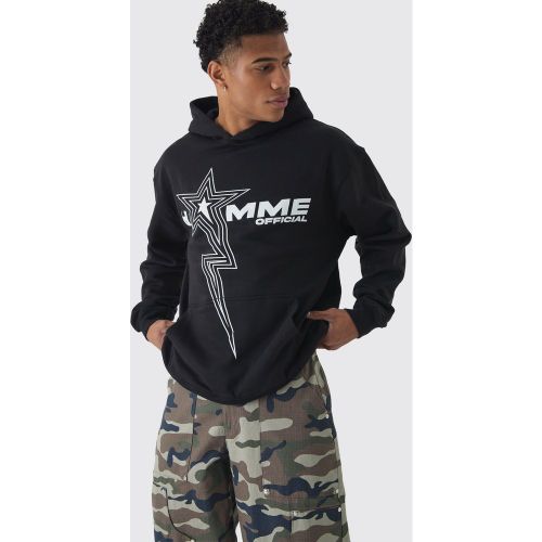 Sweat à capuche oversize à imprimé étoiles - XS - Boohooman - Modalova