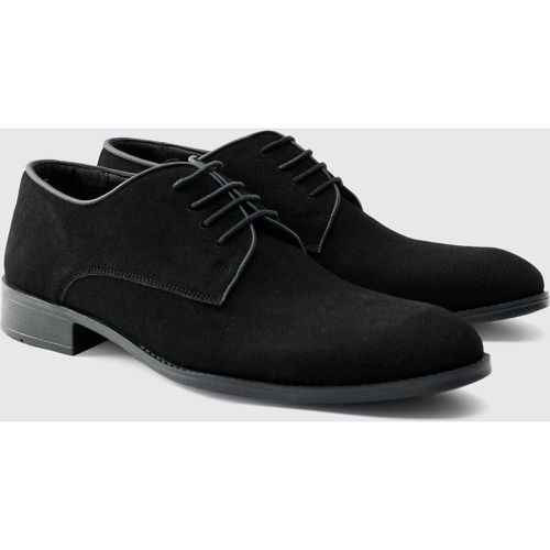 Chaussures derby en faux daim - 41 - Boohooman - Modalova