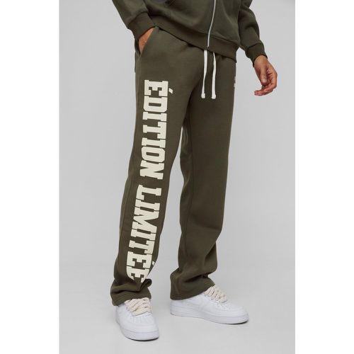 Jogging large imprimé en relief - S - Boohooman - Modalova