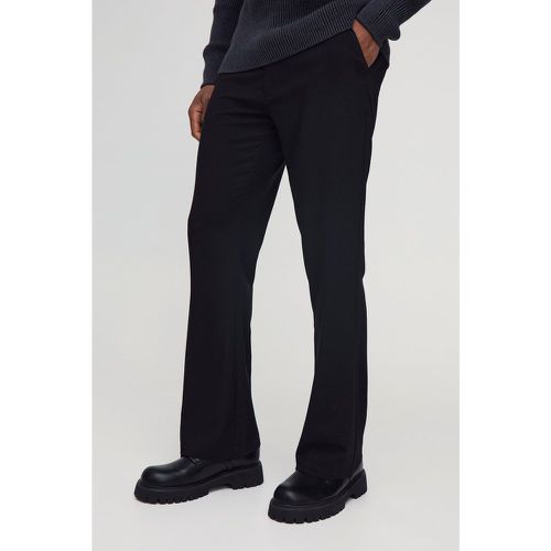 Pantalon droit flare à taille fixe - 28 - Boohooman - Modalova