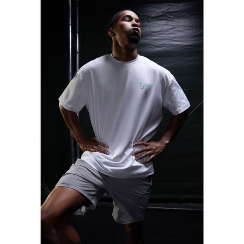 T-shirt de sport oversize performance - MAN Active homme - S - Boohooman - Modalova