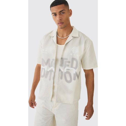 Chemise oversize légère en twill - XL - Boohooman - Modalova