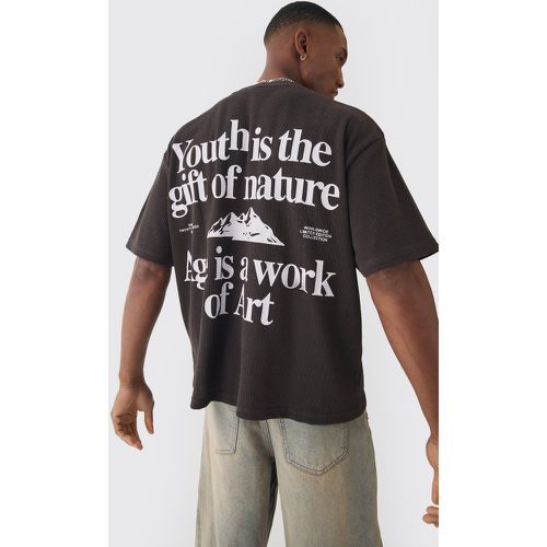 T-shirt oversize imprimé - S - Boohooman - Modalova