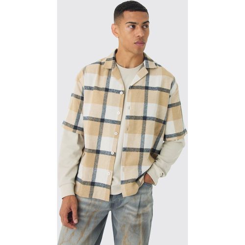 Chemise oversize à carreaux - S - Boohooman - Modalova