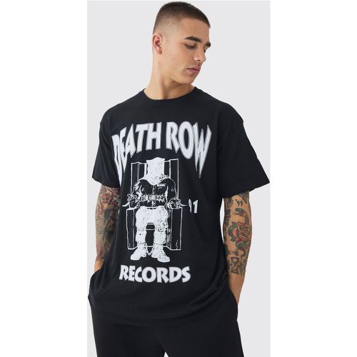 T-shirt oversize imprimé à imprimé Death Row Records - M - Boohooman - Modalova