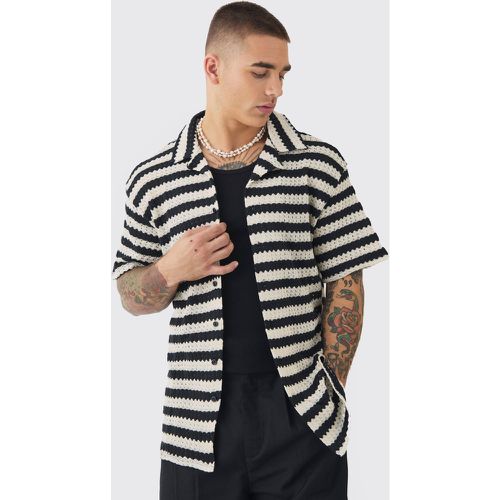 Chemise oversize à rayures - S - Boohooman - Modalova