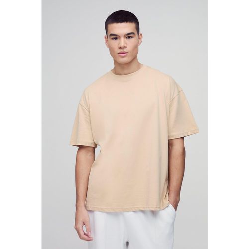 T-shirt basique oversize à col ras-du-cou - S - Boohooman - Modalova