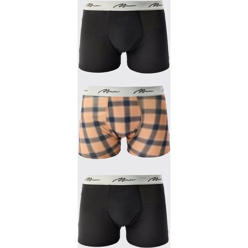 Lot de 3 boxers à imprimé léopard - MAN - S - Boohooman - Modalova