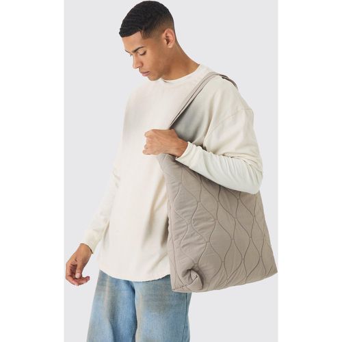 Tote bag matelassé texturé - ONE SIZE - Boohooman - Modalova