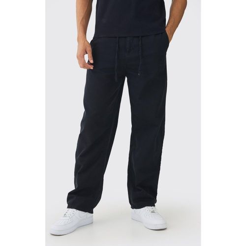 Pantalon chino large à cordon de serrage - S - Boohooman - Modalova