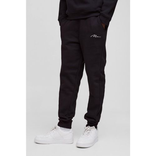 Jogging droit à logo - MAN - L - Boohooman - Modalova