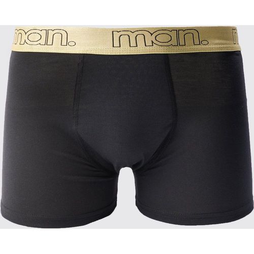 Boxer à taille dorée - MAN - S - Boohooman - Modalova