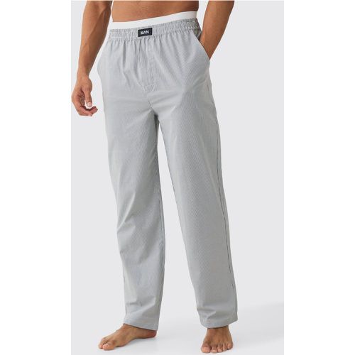 Pantalon confort à taille contrastante - S - Boohooman - Modalova