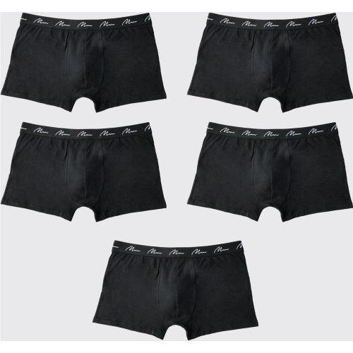 Grande taille - Lot de 5 boxers à logo - MAN - XXL - Boohooman - Modalova