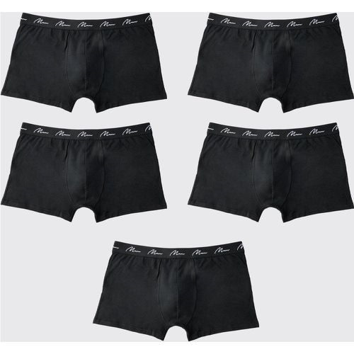 Grande taille - Lot de 5 boxers à logo - MAN - XXXL - Boohooman - Modalova