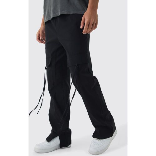 Pantalon cargo à taille élastique - S - Boohooman - Modalova