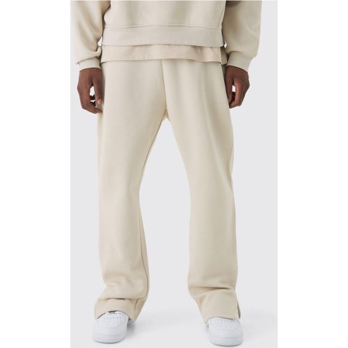 Jogging droit fendu - S - Boohooman - Modalova