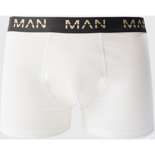 Boxer à logo doré - MAN - S - Boohooman - Modalova