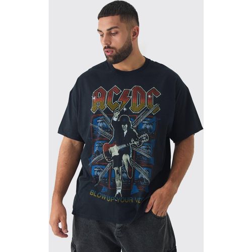 Grande taille - T-shirt à imprimé ACDC - XXXXL - Boohooman - Modalova