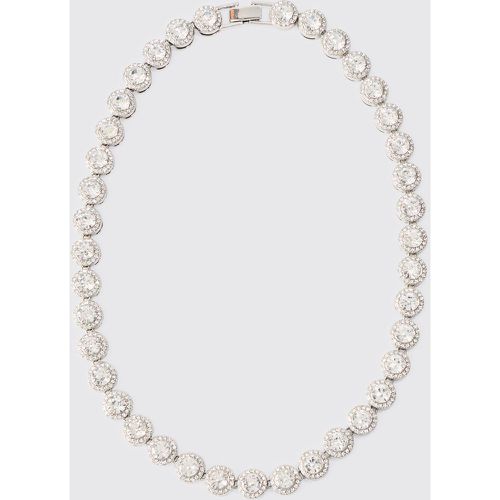 Iced Gem Chain Necklace - ONE SIZE - Boohooman - Modalova