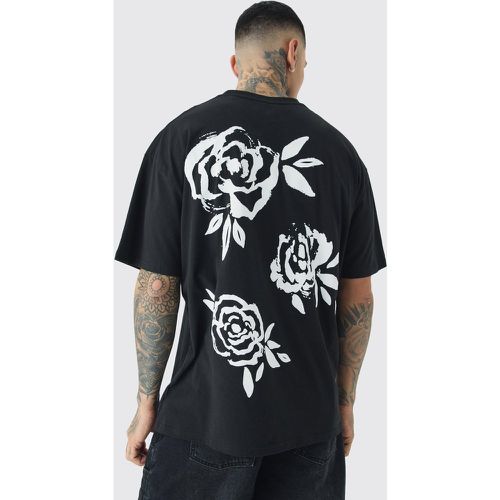 Tall - T-shirt à imprimé rose - S - Boohooman - Modalova