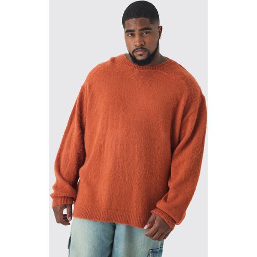 Grande taille - Pull oversize à col ras-du-cou - XXXL - Boohooman - Modalova