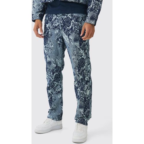 Jean large fleuri - 28R - Boohooman - Modalova